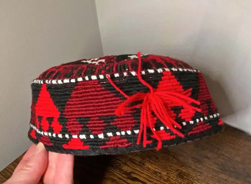 Handmade Afghan Man Cap - Little Boys, Multicolored